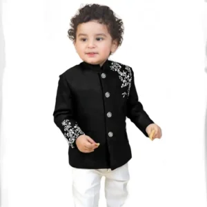 Prince Coat for Baby Black (Cord 01)