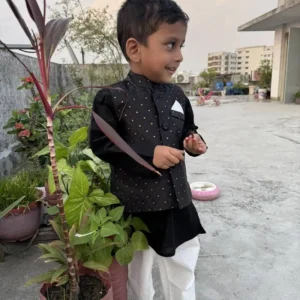 Panjabi Paijama and Koti Set for Baby (Cord LPP72 )